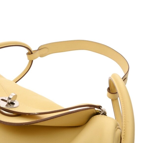 HERMES Lindy 30 2WAY Jaune poussin hand bag - Picture 4 of 10